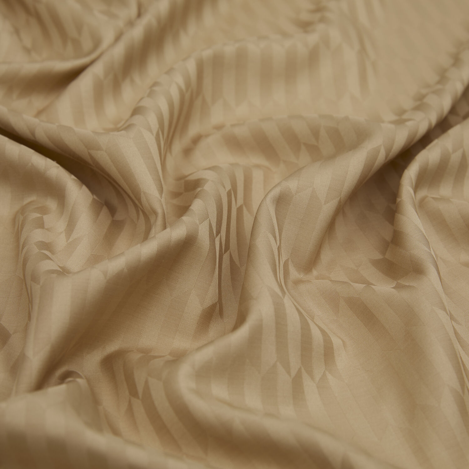 Gold Drop Pattern Jacquard Wool Silk Scarf - 2