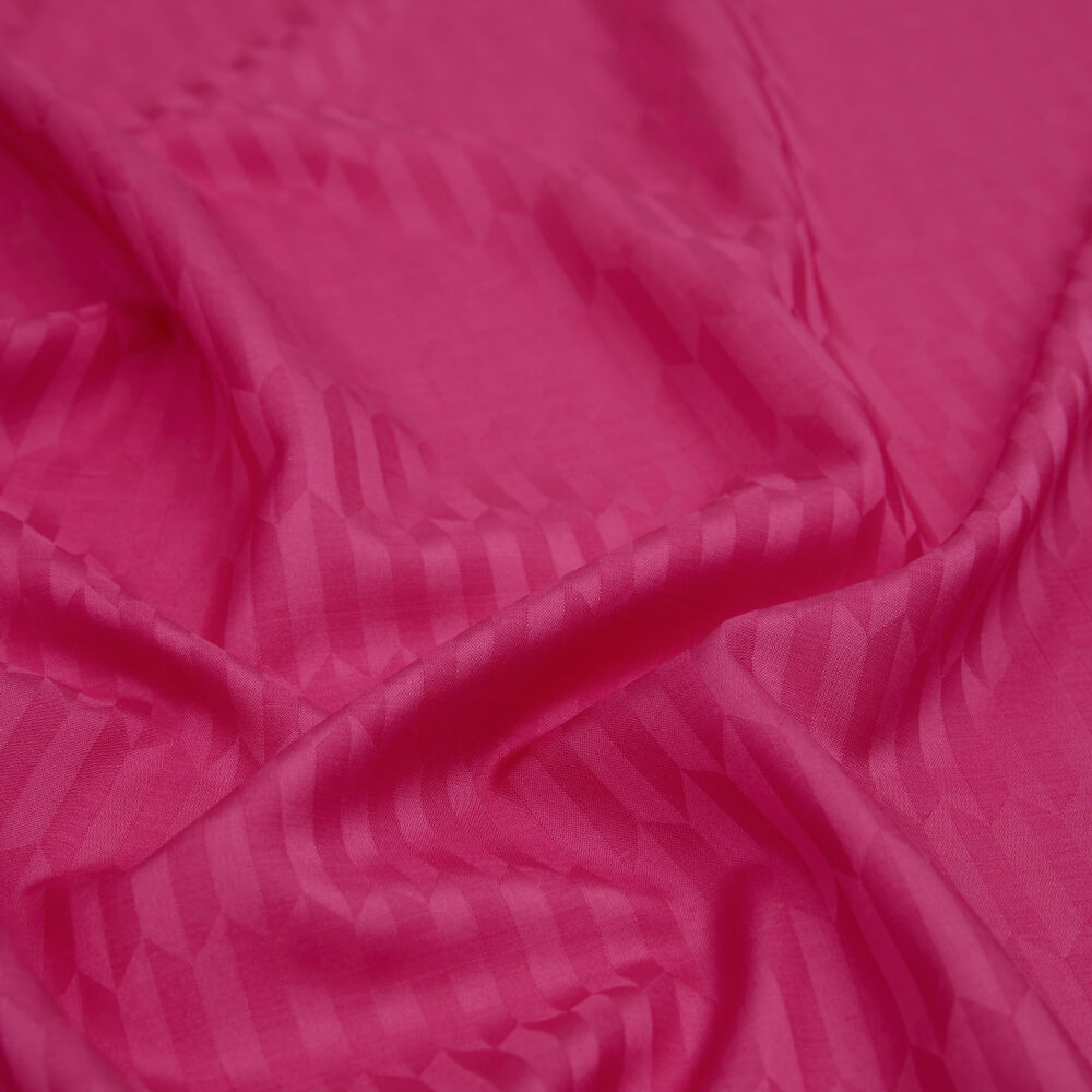 Pink Drop Pattern Jacquard Wool Silk Scarf - Vismara