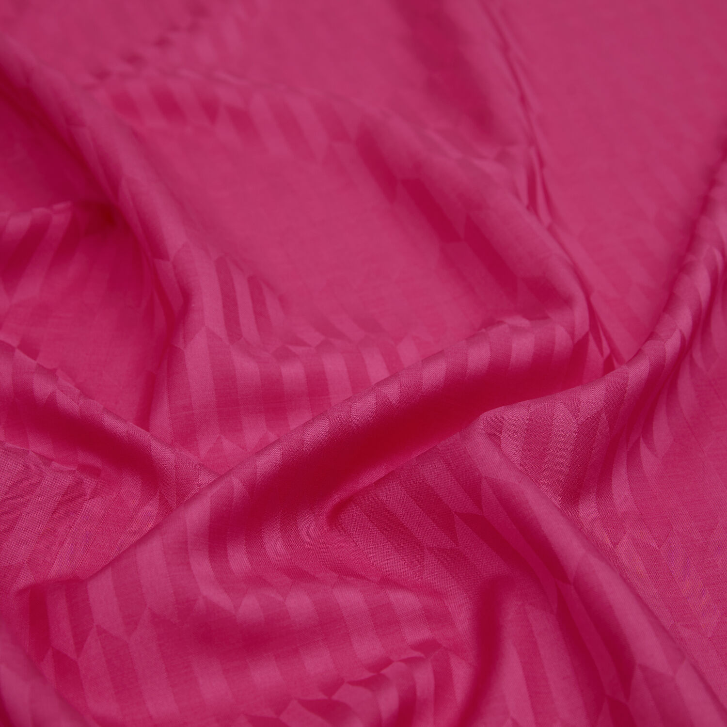 Pink Drop Pattern Jacquard Wool Silk Scarf - 2