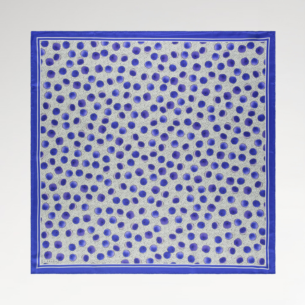 Saks Artistic Point Patterned Twill Silk Square Scarf