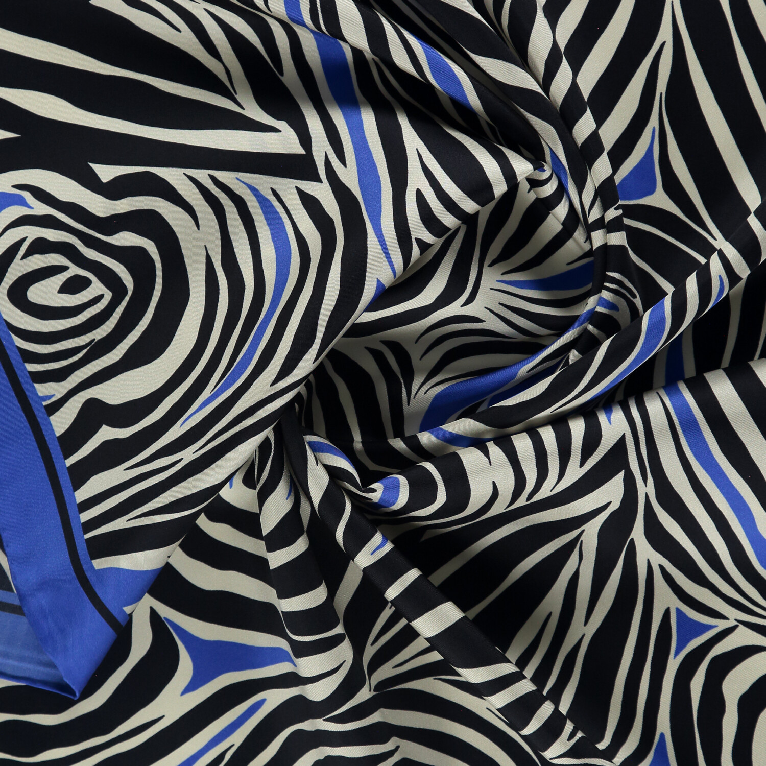 Saks Monobloom Pattern Twill Silk Square Scarf - 2