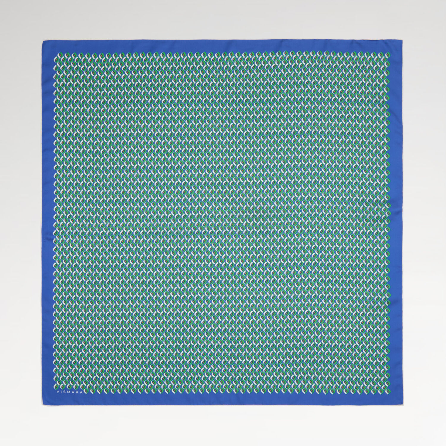 Saks Prizma Retro Desenli Twill İpek Eşarp - 1
