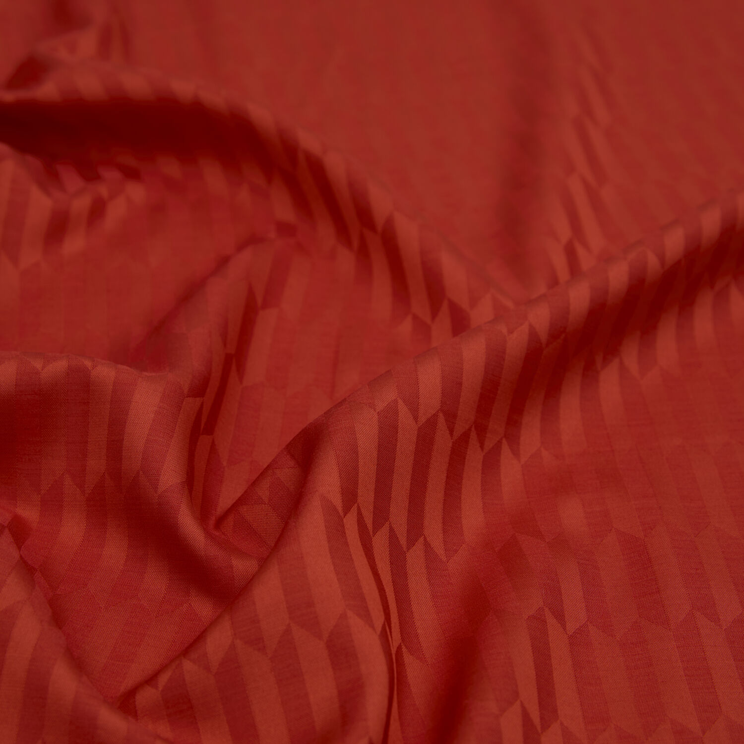 Salmon Drop Pattern Jacquard Wool Silk Scarf - 2