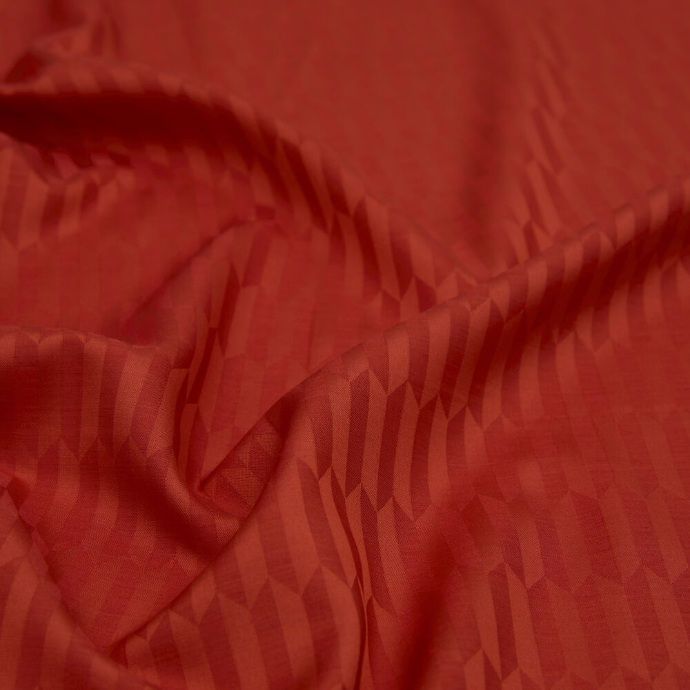 Sciarpa in lana e seta jacquard con motivo a goccia di salmone - Vismara