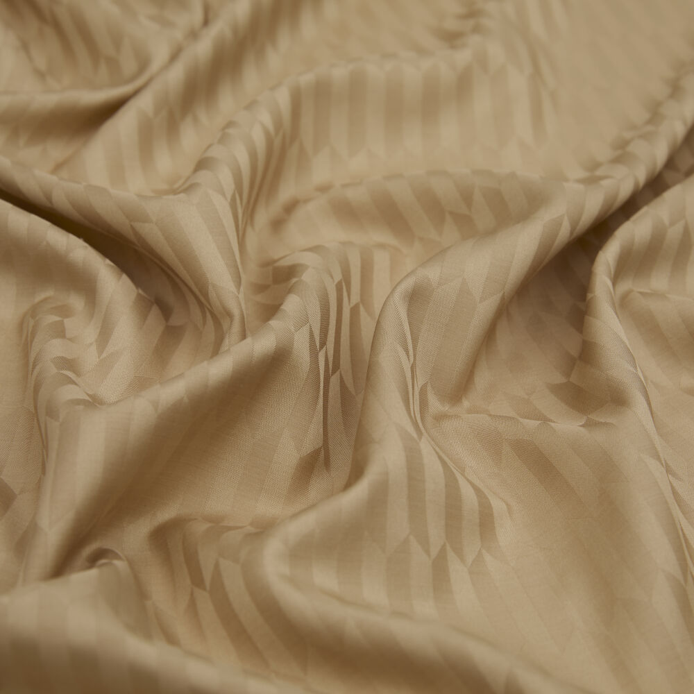 Sciarpa in lana e seta jacquard con motivo a goccia d'oro - Vismara