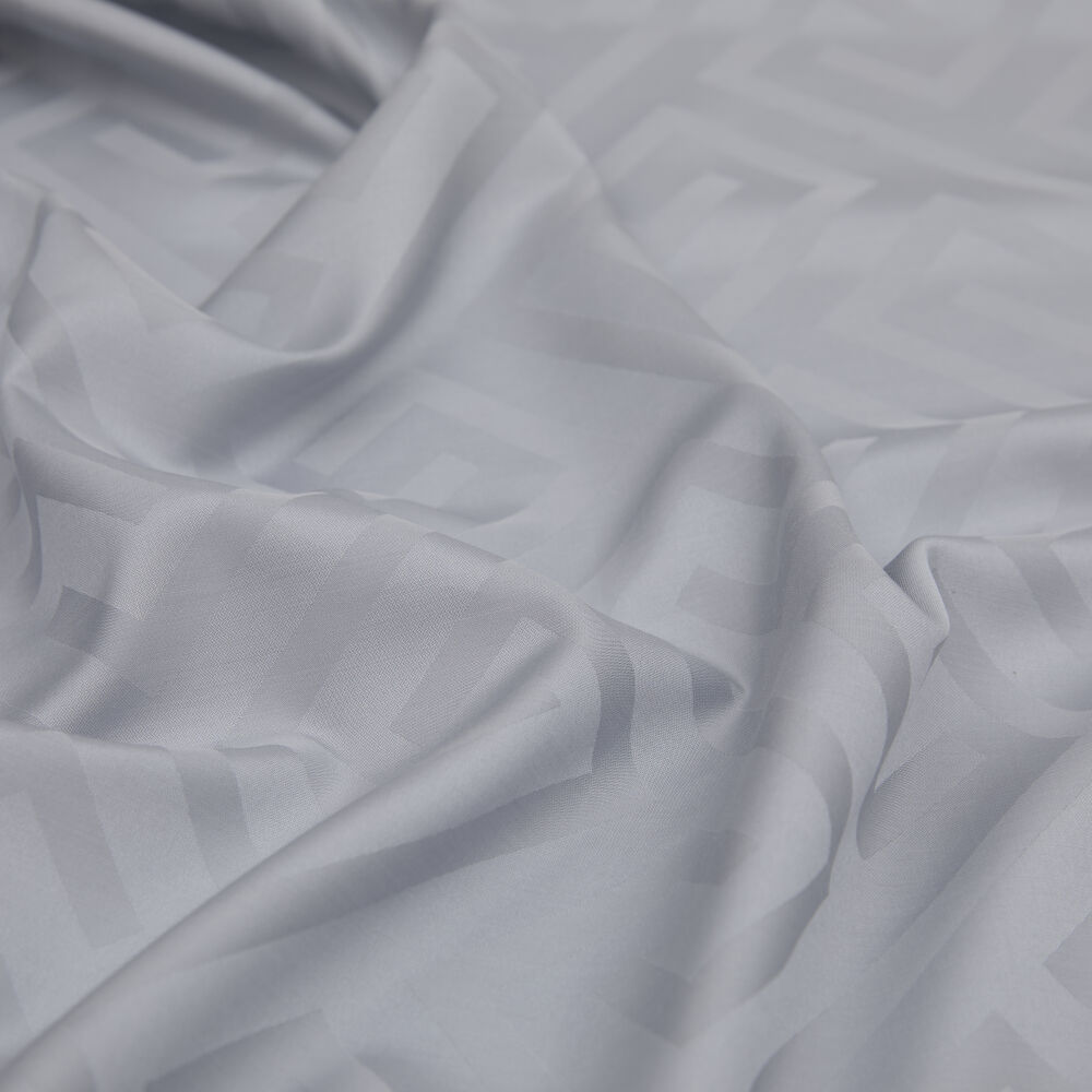 Sciarpa in lana e seta jacquard con motivo Silver G - Vismara