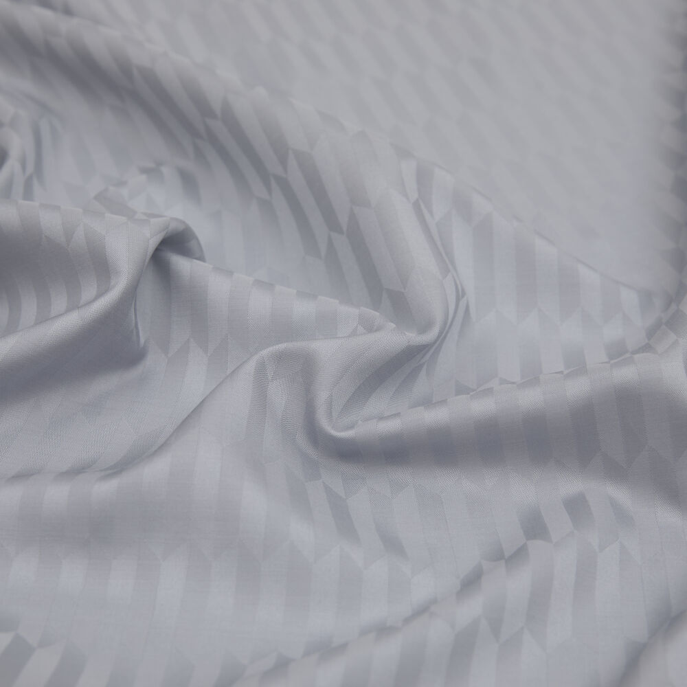 Silver Drop Pattern Jacquard Wool Silk Scarf - Vismara