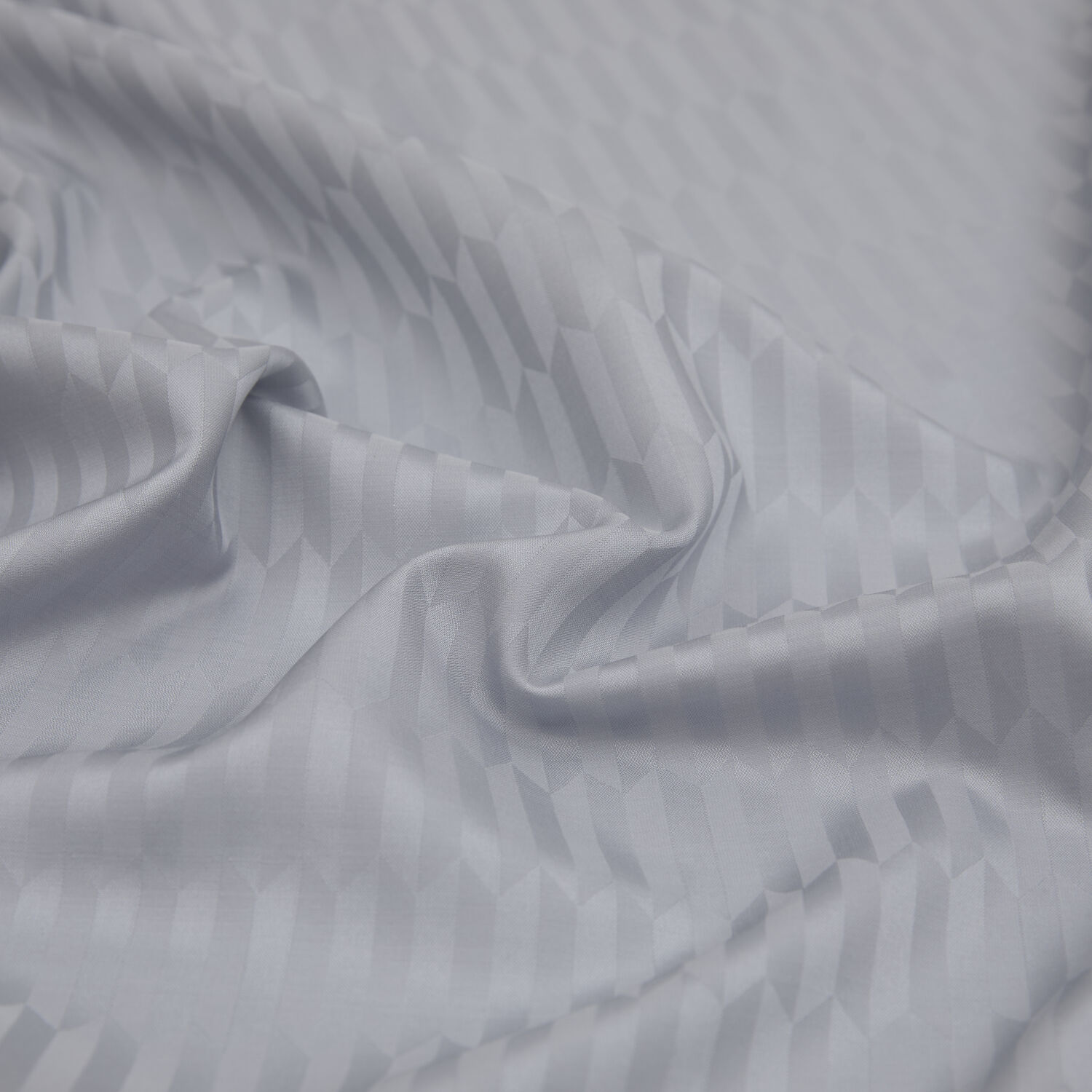 Silver Drop Pattern Jacquard Wool Silk Scarf - 2