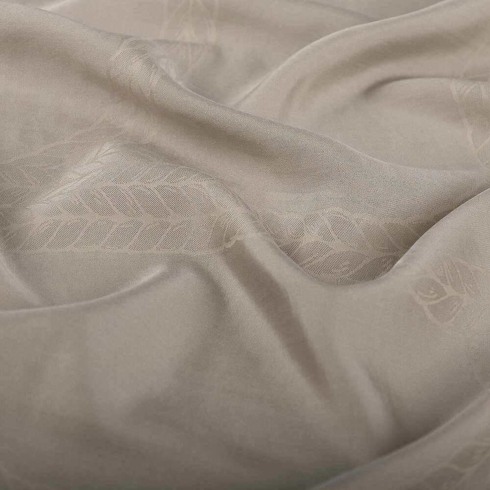 Stone Mira Geometric Pattern Jacquard Cotton Silk Scarf - 3