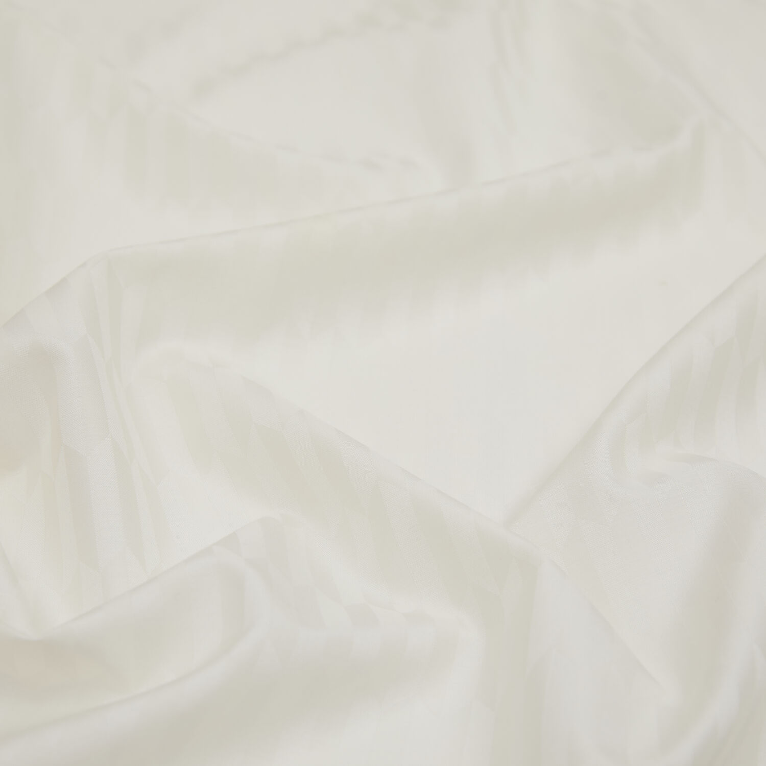 White Monogram Pattern V Jacquard Cotton Silk Scarf - 2